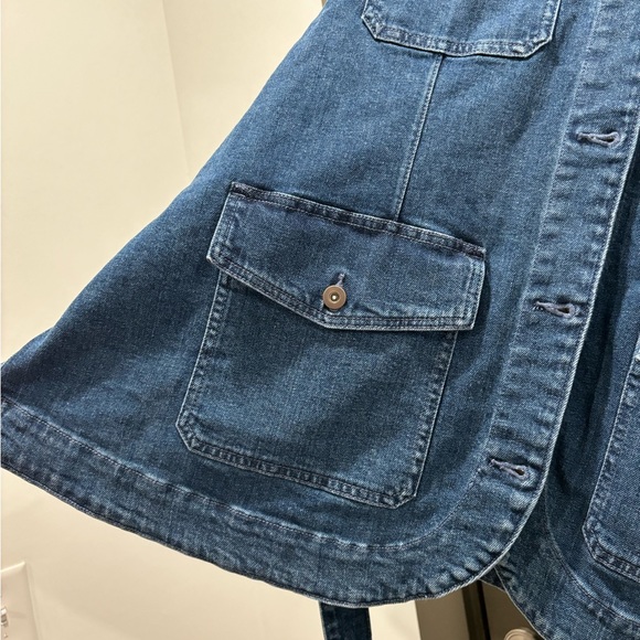 Old Navy Tie-Waist Jean Utility Jacket - Picture 10 of 12